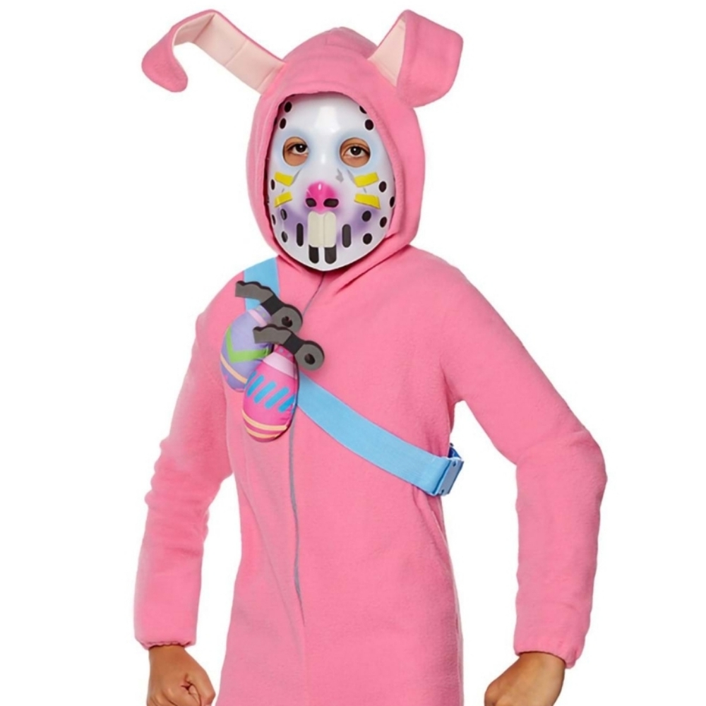 New Fortnite Rabbit Raider Youth Size Large Costume Accessories